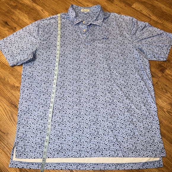 PETER MILLAR ANIMAL HOUSE DELTA TAU ALL OVER XL Golf Polo Shirt Course Logo - Picture 6 of 10